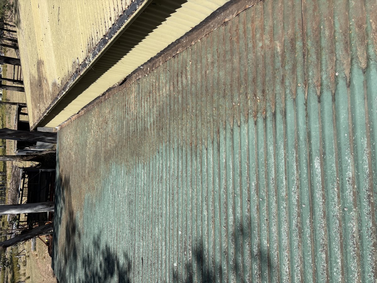 After gutter cleaning